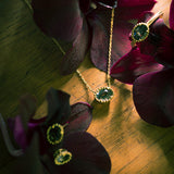 YGキャビアグレースピネルピアス/イヤリング