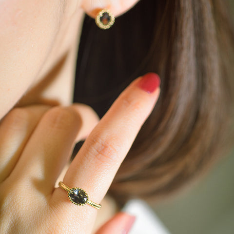 YGキャビアグレースピネルリング