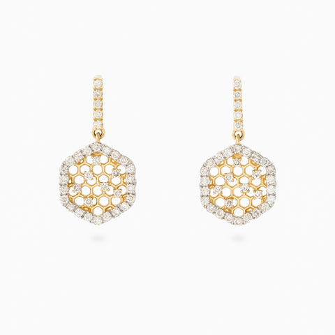 ハニカムドリームピアス/イヤリング